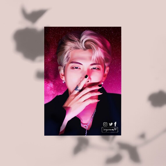 BTS ナムジュン サインボール（D27 | BTS ファンアート アート
