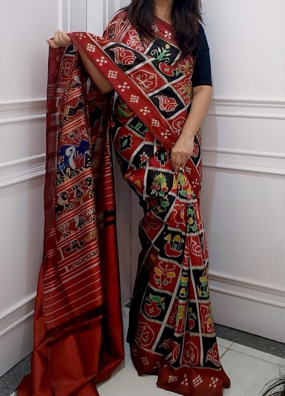 knee length dresses for ladies Buy Pure Cotton Sambalpuri Odisha Handloom baby Girls Dress