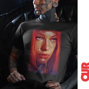 FIFTH  ELEMENT FILM T Shirt - Unisex Men Women science fiction action film Luc Besson Bruce Willis Milla Jovovich Gary Oldman Action Sci-fi