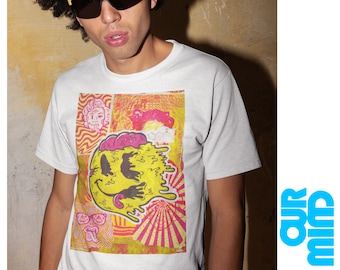 Acid Rave Poster T-Shirt: 1980er Jahre Untergrund Rave Szene