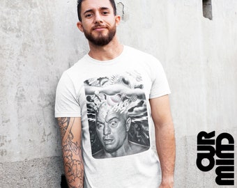 Joe Rogan Erfahrung T-Shirt: Psychedelisches Mindscape Tee
