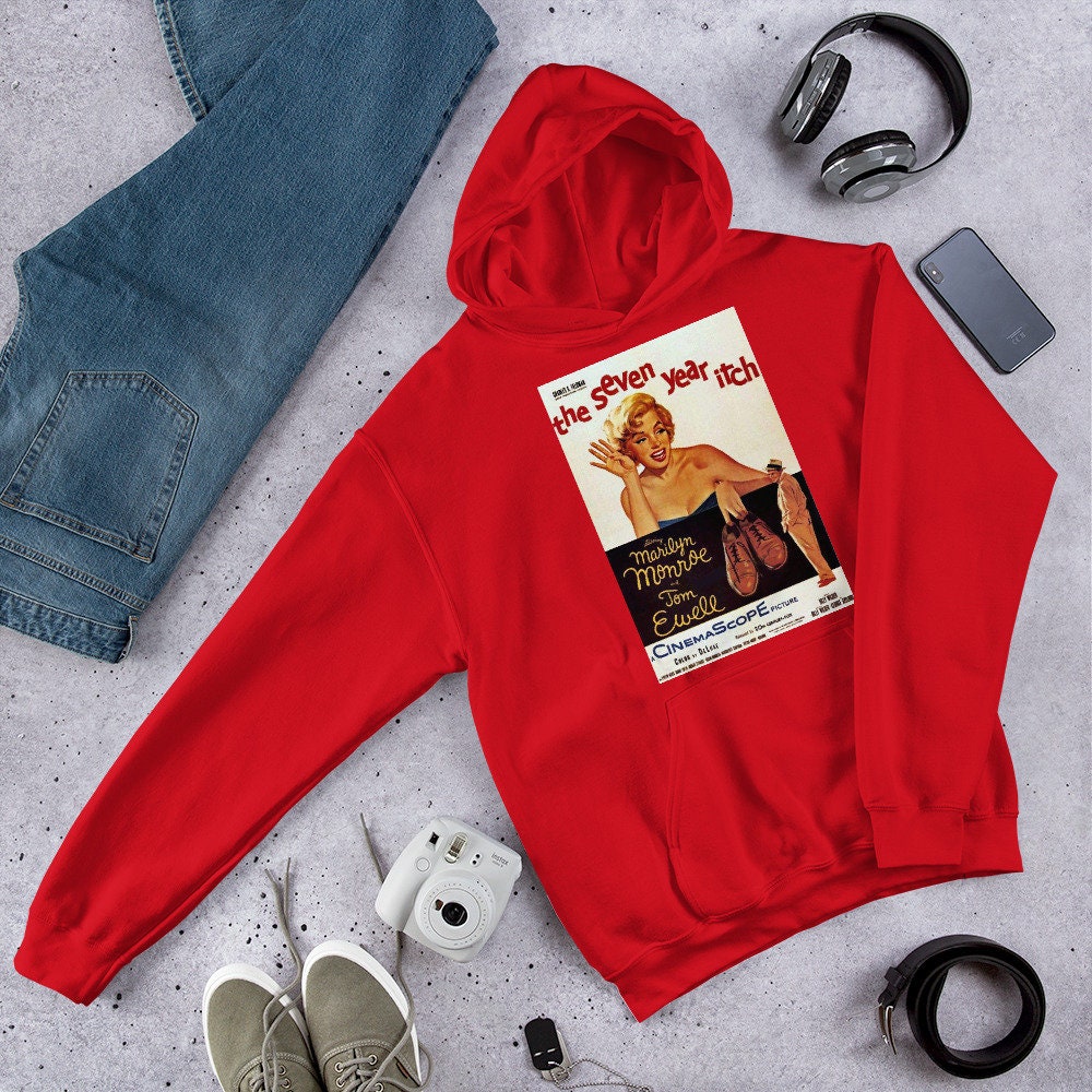 Marilyn monroe red hoodie hotsell