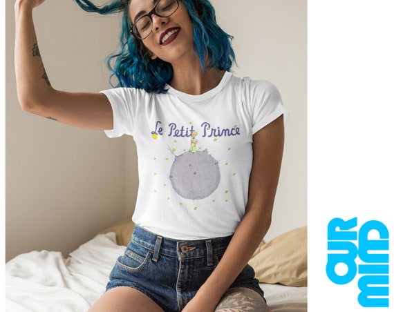 CAMISETA LE PETIT PRINCE Unisex Hombres Mujeres Saint Exupery El Pequeno Il Piccolo Principe Novela Libro Linda Princesa Nostalgica Ilustracion Etsy Mexico