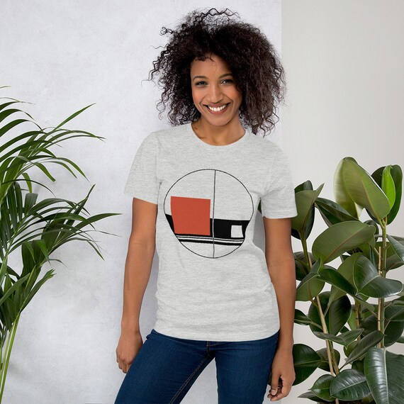 CIRCLE BAUHAUS T Shirt Design, Architectural, Simple