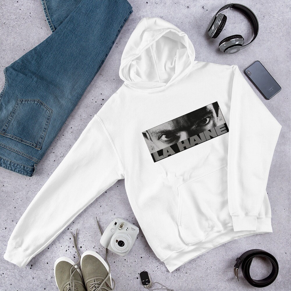 Pull à Capuche « La Haine » Kult Movie - Noir - Unisexe Adulte - Coton - Neuf Sans étiquettes