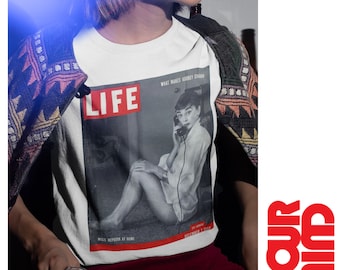Audrey Hepburn T-Shirt: Vintage Life Magazin Cover - Unisex