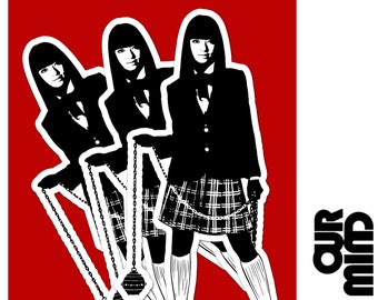GOGO YUBARI Aufkleber - Kill Bill Patch Movie Poster Anime Classic Cinema Quentin Tarantino Japanisch Asiatisch Japan Killer Vintage Halloween