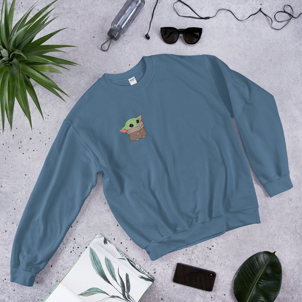BABY YODA Sudadera Unisex Hombres Mujeres Mujer Guerra Cine | Etsy