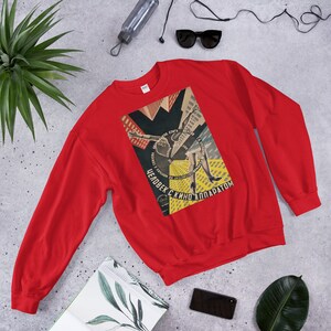 RUSSIAN VINTAGE POSTER Sweatshirt - Unisex Design 1920s Vladimir Georgii Stenberg Retro Vintage Propaganda Minimal Hoodie Artwork Futurism