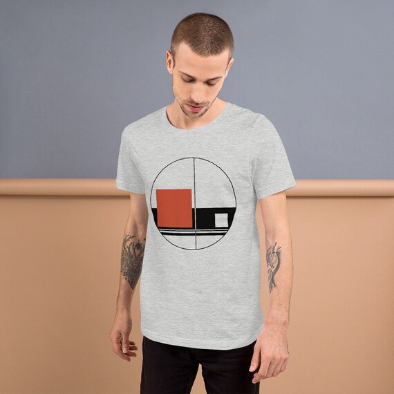 CIRCLE BAUHAUS T Shirt Design, Architectural, Simple