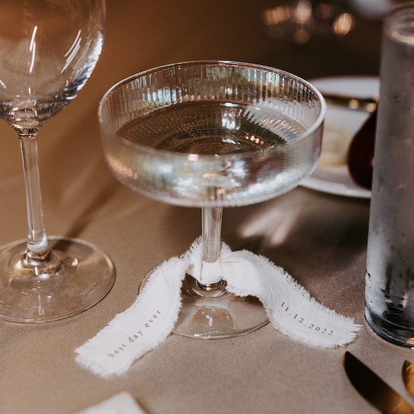 Champagne Glass Escort Cards - Etsy