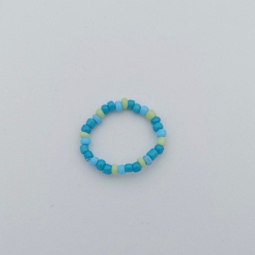 Aesthetic Beaded Ring / Beaded Ring From Pinterest / Gifts for - Etsy UK
