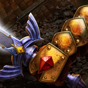 Golden Gauntlets Legend of Zelda Ocarina of Time