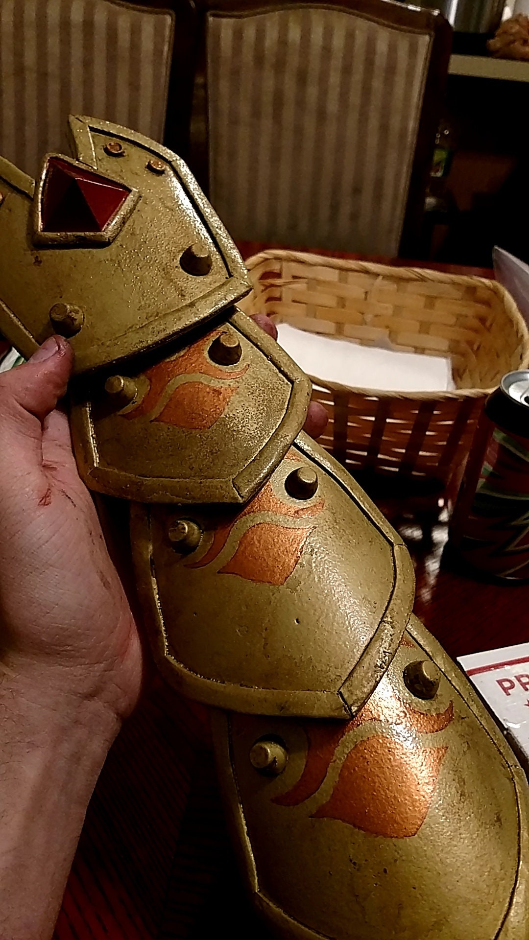 Golden Gauntlets Legend of Zelda Ocarina of Time Etsy Norway