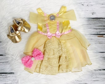 beauty and the beast baby dress