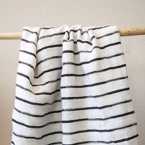 Bamboo Organic Cotton Baby Swaddle Summer Blanket 47x47 Silky Soft/Newborn/Stroller Blanket/Nursing Cover/Baby gift- monochrome