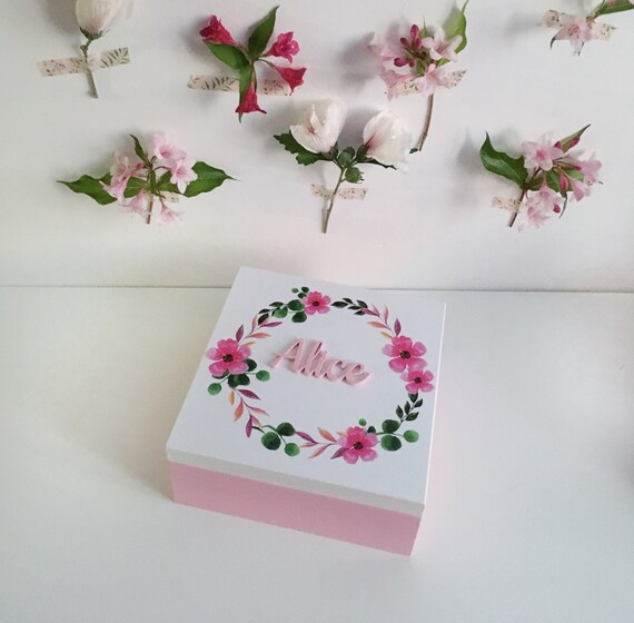 baby girl keepsake box