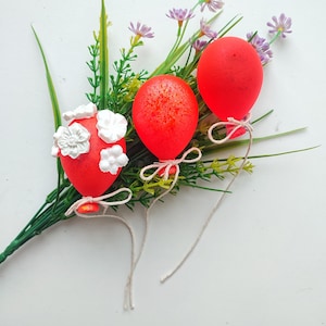THREE Balloons, Red Fluorescent Resin Balloon Sculpture, 3D decoration, fun wall art, Hanging wall art with pop balloons, pop art sculpture