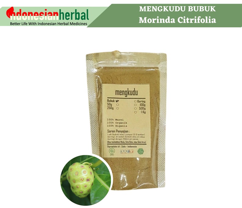 Fresh Powder Of Morinda Citrifolia MENGKUDU BUBUK image 1