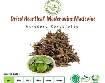 Dried Heartleaf Maderavine Madevine Dry Anredera Cordifolia Organic Herbs Spices Fresh Pure Premium