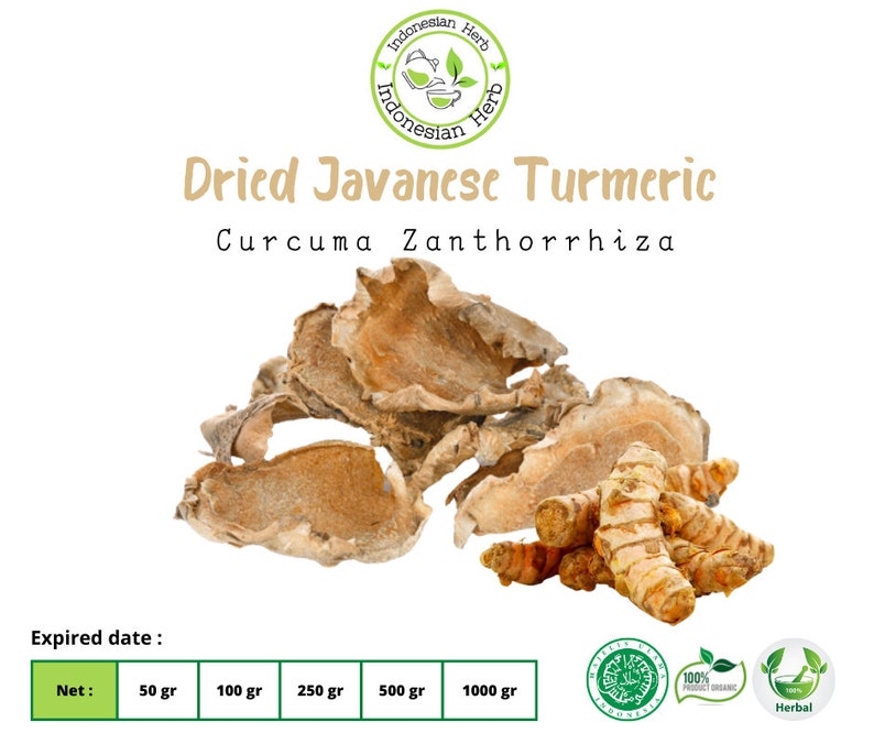 Java Ginger Turmeric Curcuma Zanthorrhiza Organic Herbs Spices Fresh Pure Hygienic image 1