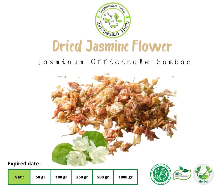 Dried Jasmin 2.8 oz Jasmine Flowers Jasmine Herbal Tea
