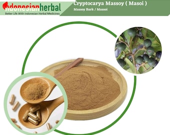 FRESH POWDER Massoy Bark Massoi Cryptocarya Massoy Organic WildCrafted