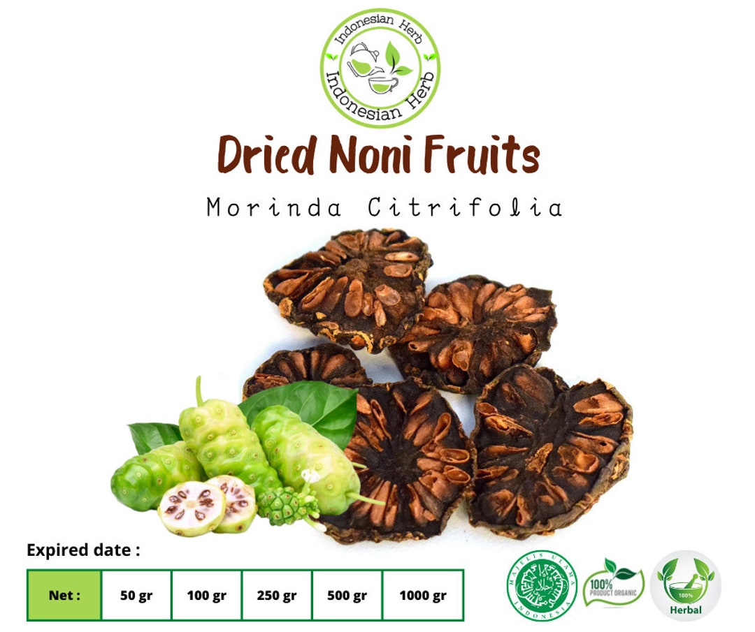 Dried Noni Fruits Dry Morinda Citrifolia Premium Organic Herbs Etsy