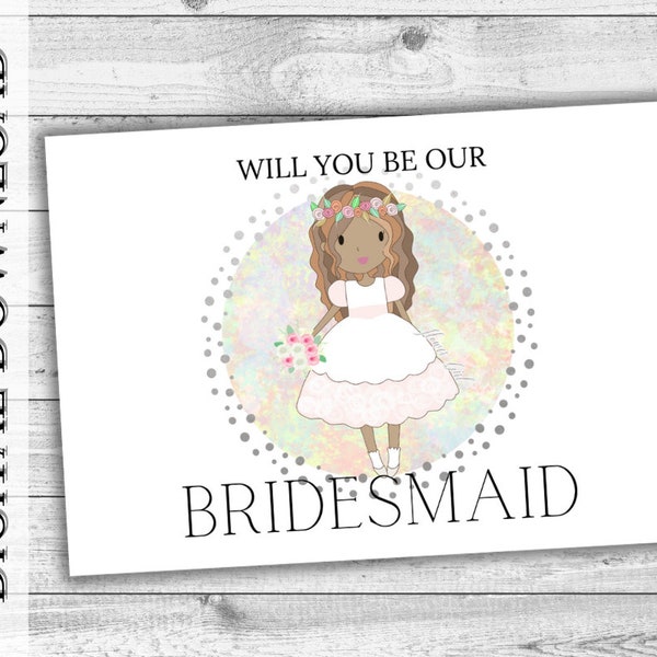 Bridesmaid Invite - Etsy UK