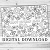 Newlywed Post Wedding Newspaper. Digital Download Marriage Infographic ...