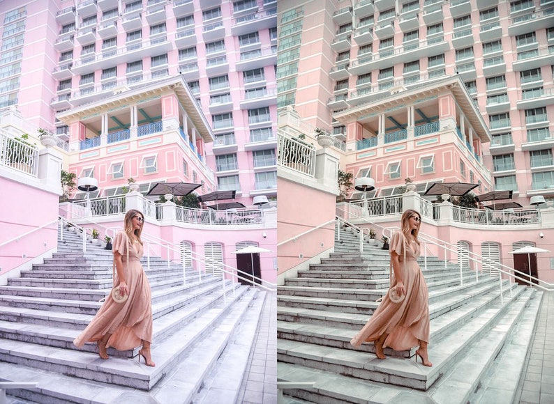 6 Bahamas Islands Presets Mobile Lightroom Preset Blogger Preset for Light Enhanced Photos Editing Adobe Lightroom Mobile