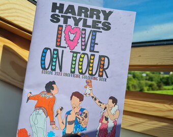 Libri da colorare HSLOT di Harry Styles Love on Tour Europe 2023