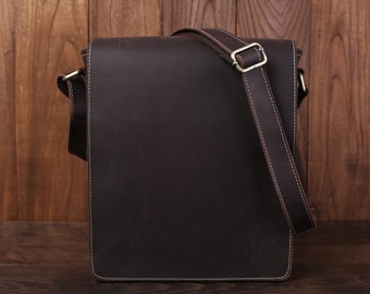 leather messenger bag sale
