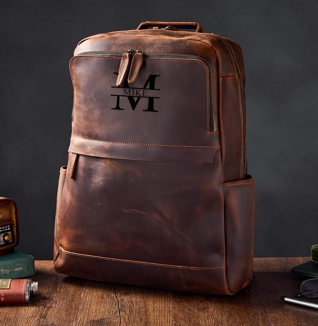 Barone Firenze Zaino Uomo In Pelle Vintage Zaino Pelle Toscana Italia