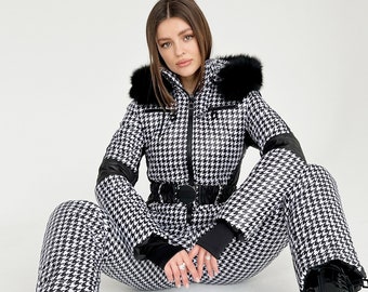 Bohemian Women Ski Jumpsuit, Ski Winter Suit, Winter Suit, Snowboarding  Suit, Winter Warm Pants, White Snow Suit, Black Ski Jumpsuit -  Canada