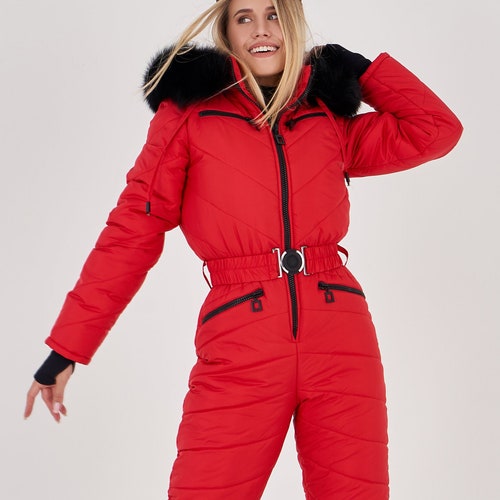 Outdoor Ski Snowsuit Sports Jumpsuit Warm Women Winter Hoodie Snowboard Suits 