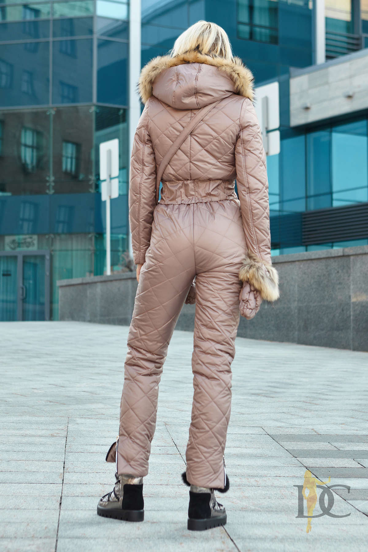 Women Ski jumpsuit beige Ski overall Ski jumpsuit Ski Winter Etsy