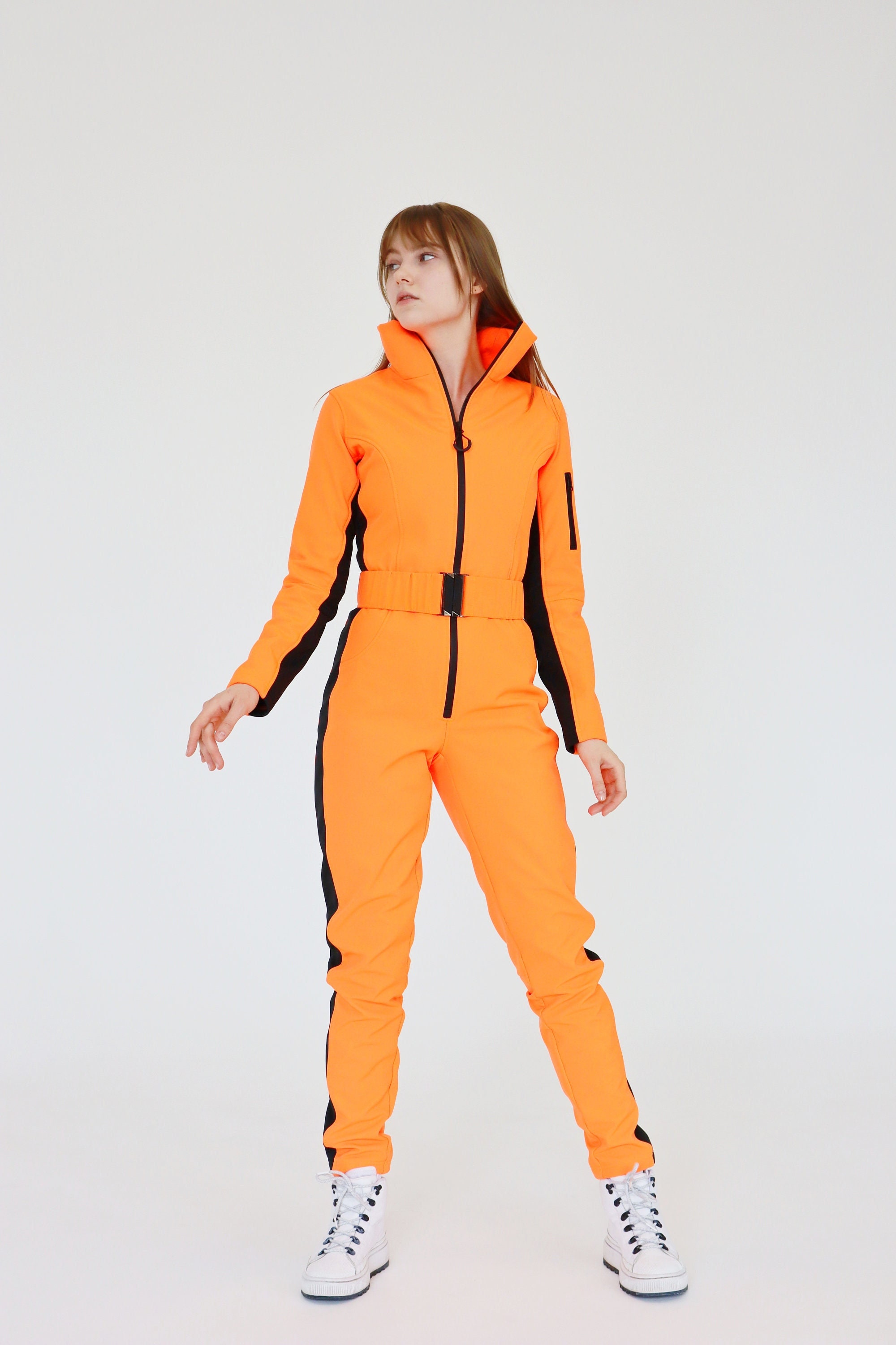 Superdry - Combinaison de ski - Orange noir