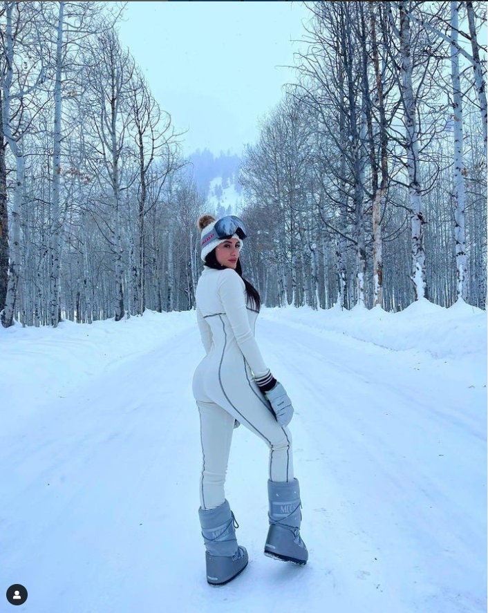 Winter Clothing Thermal Underwear Jumpsuit for Women First Ski Layer Thermal  Clothing Slim Sexy Sport Jumpsuit White Sport Suit One Piece -  Canada