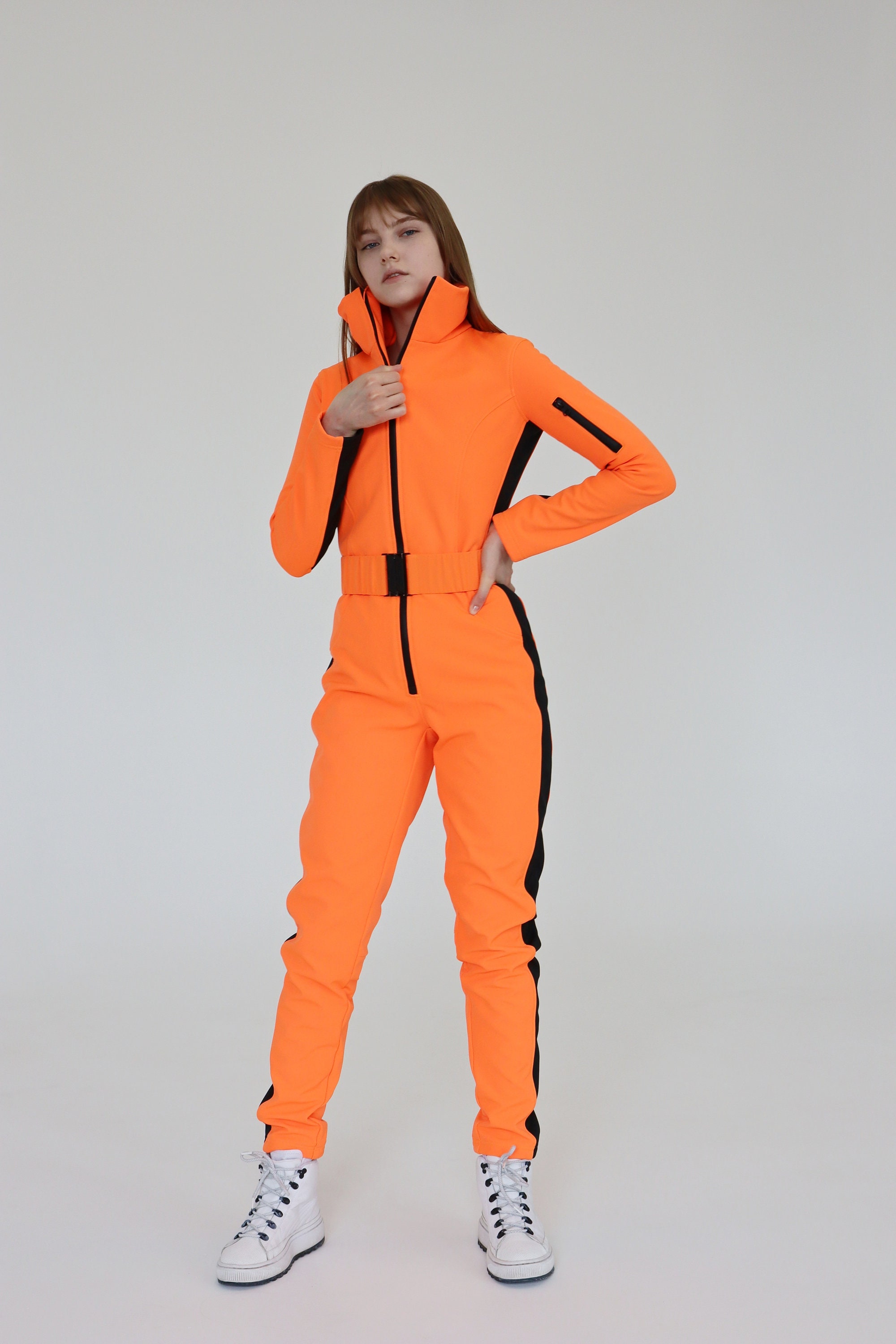Base Layers Ski Thermal Underwear Two Piece Set for Women Beige