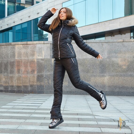 metallic ski jumpsuit