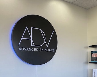 Custom 3D Logo Sign: Backlit LED Light Box for Business