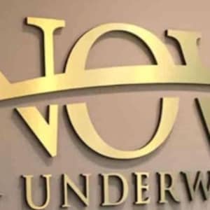 Taglio laser personalizzato, insegna con logo e design 3D in rilievo, lettera commerciale, insegna per hall, logo per reception, insegna da parete per ufficio, insegna immobiliare in metallo