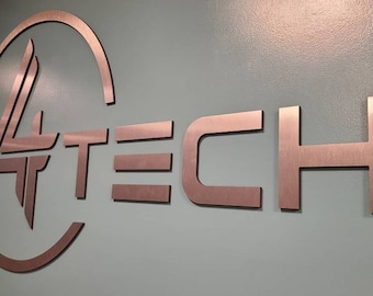 Custom logo sign, Office 3D Logo, Sign for office Wall Logo, Personalized Logo Making, Turn your logo into a sign, 3D Logo Signature, Sign