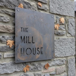 Custom Raw Metal Sign, Corten Steel Sign, Custom Business Logo, Custom Metal Sign, Business Logo Sign, Lazer Cut Metal Sign, Wall Gift Sign