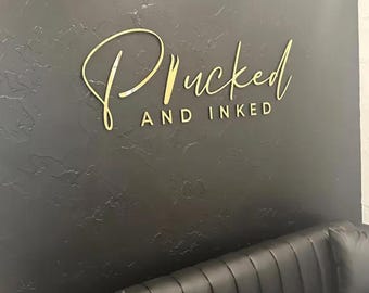 Custom 3D Office Logo Sign: Metal & Acrylic Business Sign