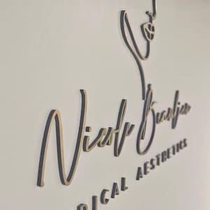 Clinic Logo Sign, Laser Cut Logo Sign, Custom 3D Business Sign, Wall Decor, Personalized Logo Sign, 3D Logo, Turn your logo into a sign,