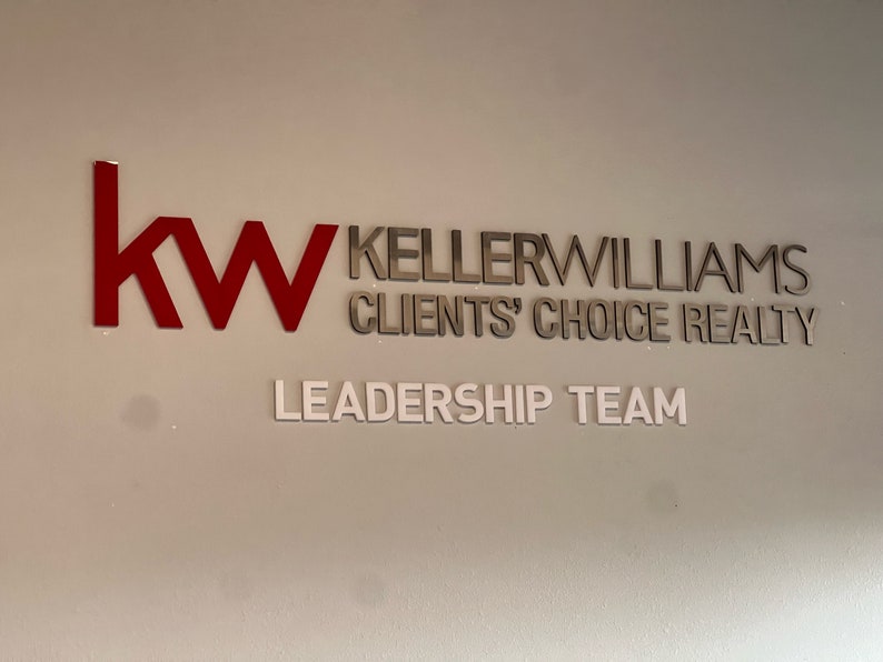 Custom Coldwell Banker Sign Keller Williams Sign 3D Sign for Etsy