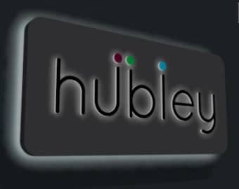 Custom LED Logo Sign: 3D Backlit Wall Decor