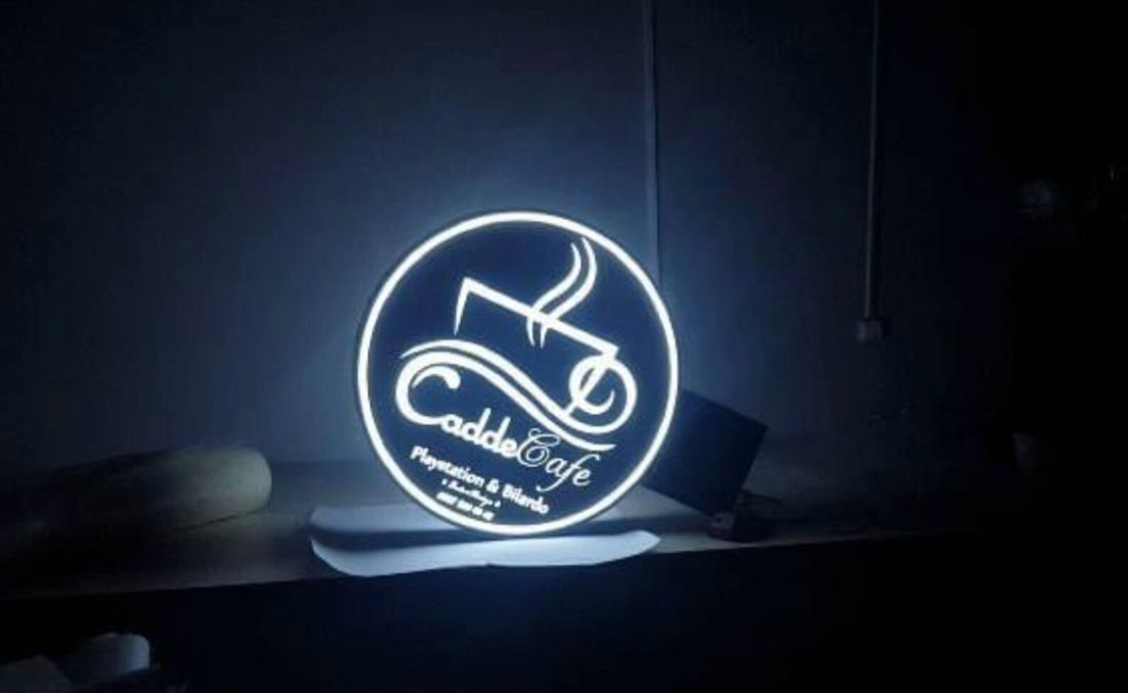 Custom Double Sided LED Blade Sign: Exterior Wall Mounted Light Box - Etsy